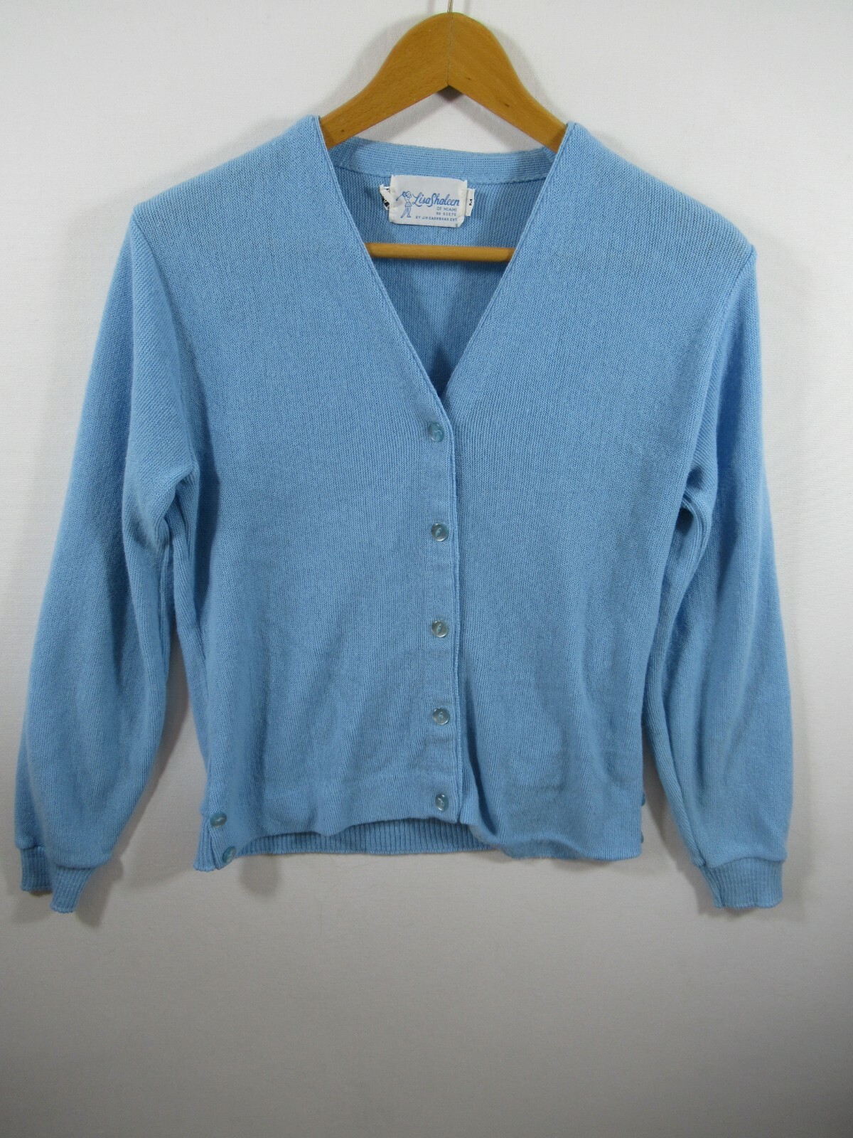 【60's〜70's bpc】\"Award cardigan\" VTG 70s BPC Bristol Award Cardigan Sweater Mens Small Blue