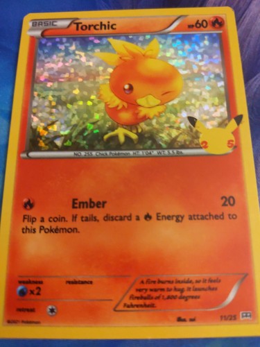 希少 PSA10 マクドナルド アチャモ TORCHIC McDonald Pokémon TORCHIC 11/25 Rare McDonald's 25th Anniversary