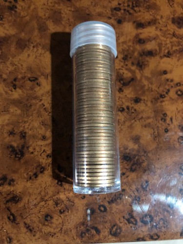 1 Roll of 1960-D Lincoln 50 BU Pennies in Plastic Tubeh