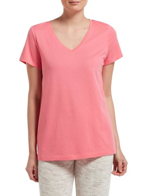 

HUE Intimates Розовая рубашка для сна из смесового хлопка, Розовый