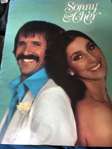 1977 Sonny & Cher Show Program w/Photographs Concert Programme