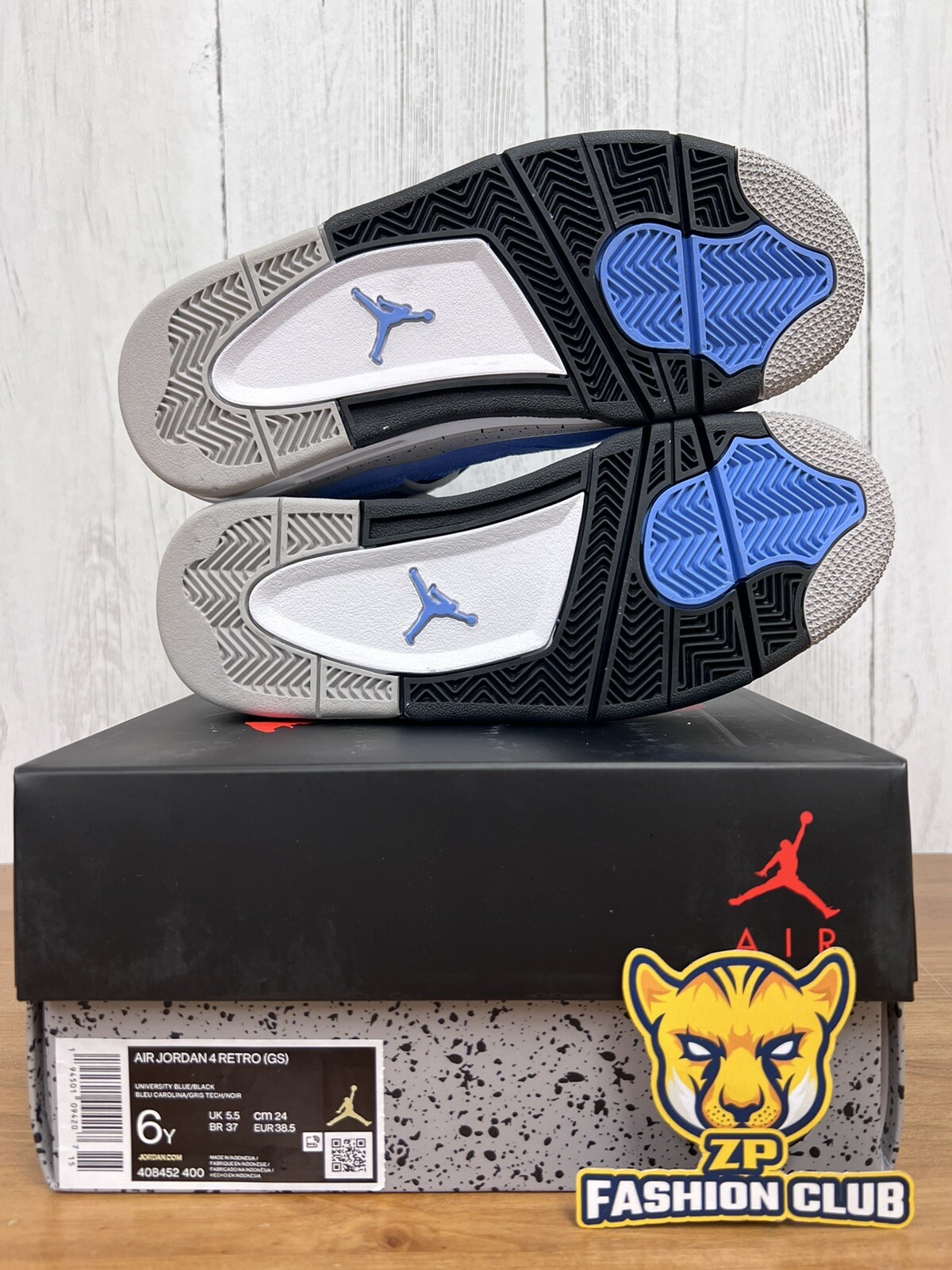Air Jordan 4 Retro University Blue UNC MENS CT8527-400 GS 408452