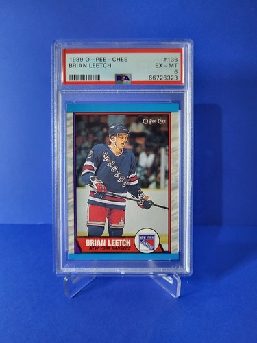 ■NHL Brian Leetch　ブライアン・リーチ Mirror Blue □NHL Brian Leetch ブライアン・リーチ Mirror Blue 1990 Score