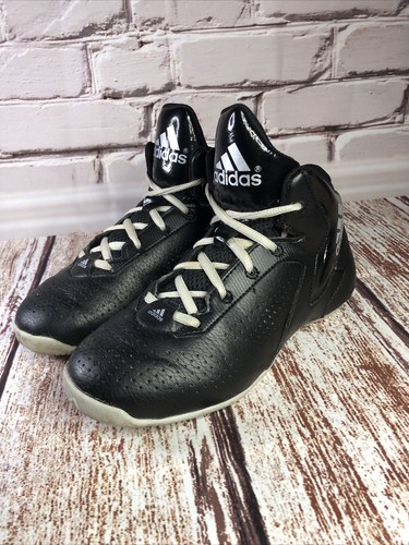 Adidas Geo Fit Kids Boys Size 3 High Top Basketball Shoes Bl
