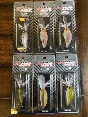 Lot Of Six (6) O.S.P. Blitz EX DR Crankbaits Various Colors Custom HUT Color JDM