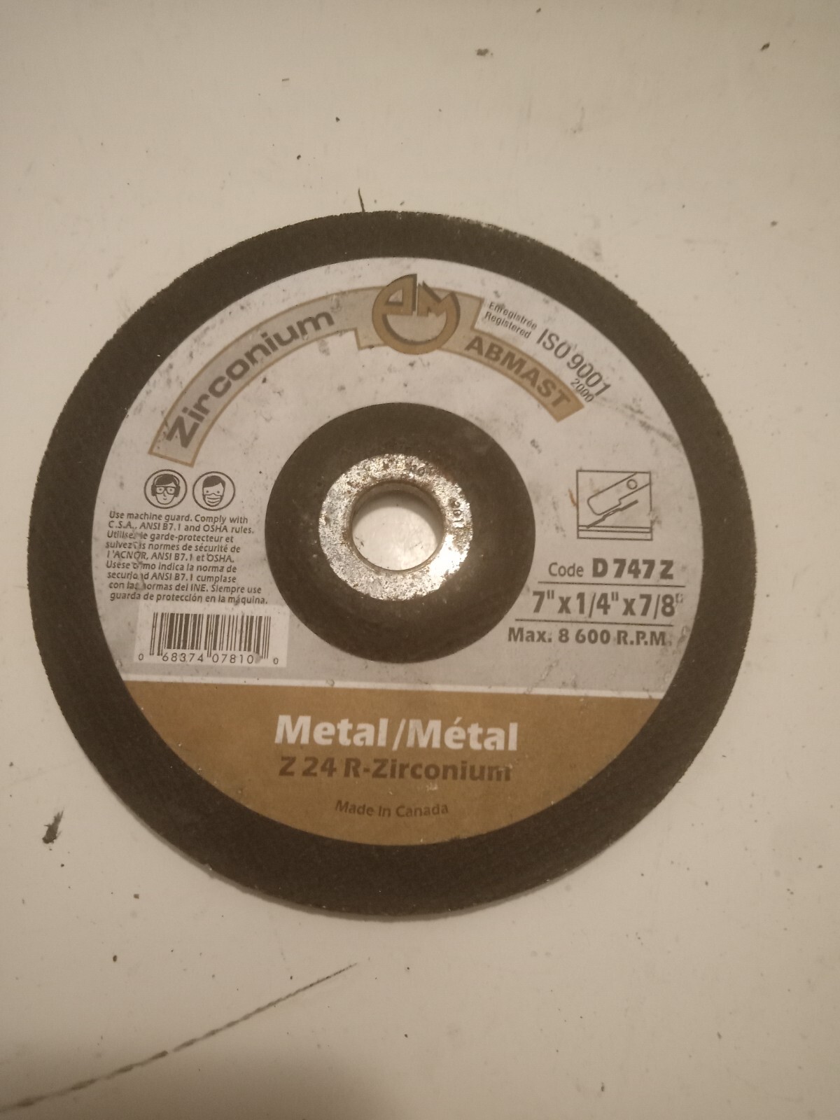 Zirconium Z 24 R Metal 7