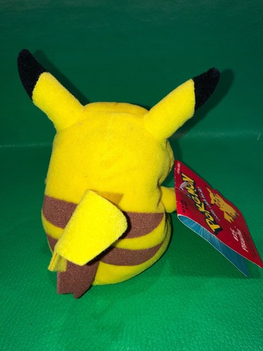 Pokemon Pikachu Plush Beanie Hasbro 1998 5-1/2” With Tag