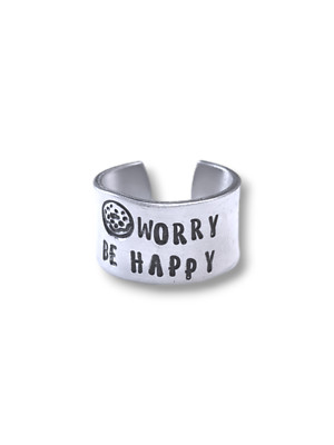 Stampede Jewelry Hand Stamped Wide Band Rings