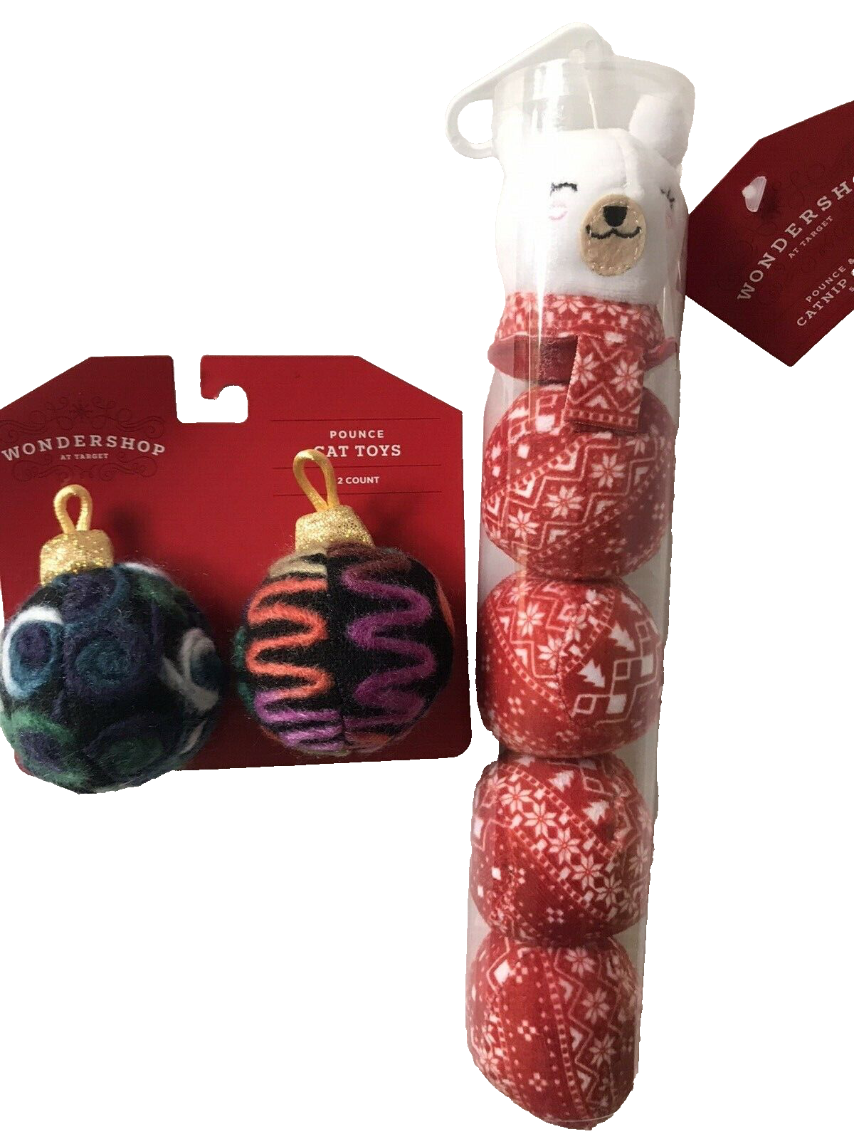 Catnip Pounce Chase- Balls ~lama-2 Pack Toys Target
