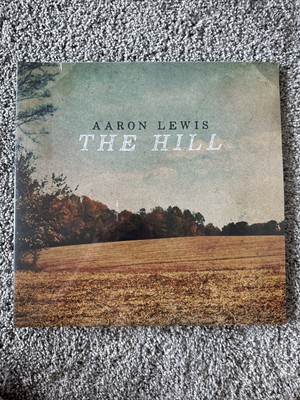AARON LEWIS The Hill GHOSTLY TAN VINYL AUTOGRAPHED SIGNED ALBUM ART FREE SHIP
