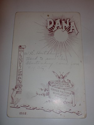 Vtg 1800s Glastonbury Inn, Houseville NY Lewis Co Dance, Business, Cabinet Cards