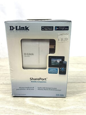 D-Link DIR-505L  SharePort Mobile Companion Router/Access Point Wi-Fi Hot spot