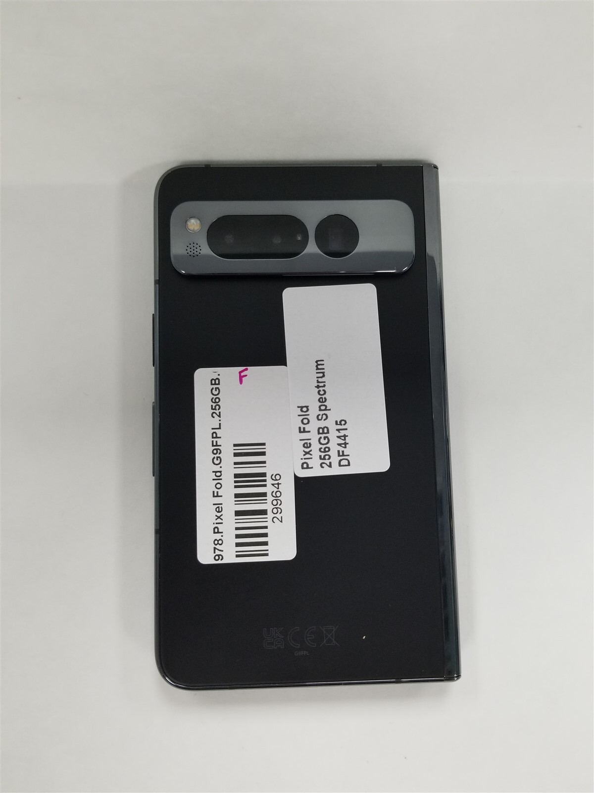 Google Pixel Fold 256GB Black G9FPL (Spectrum) Fully Functional DF4415