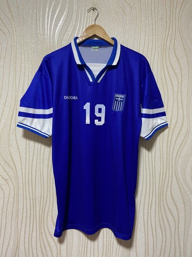GREECE 90s HOME FOOTBALL SHIRT SOCCER JERSEY MATCH VERSION