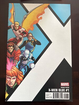X-Men: Blue #1 Vol. 1 (Marvel, 2017) Leonard Kirk Variant Ltd. 1:10, VF