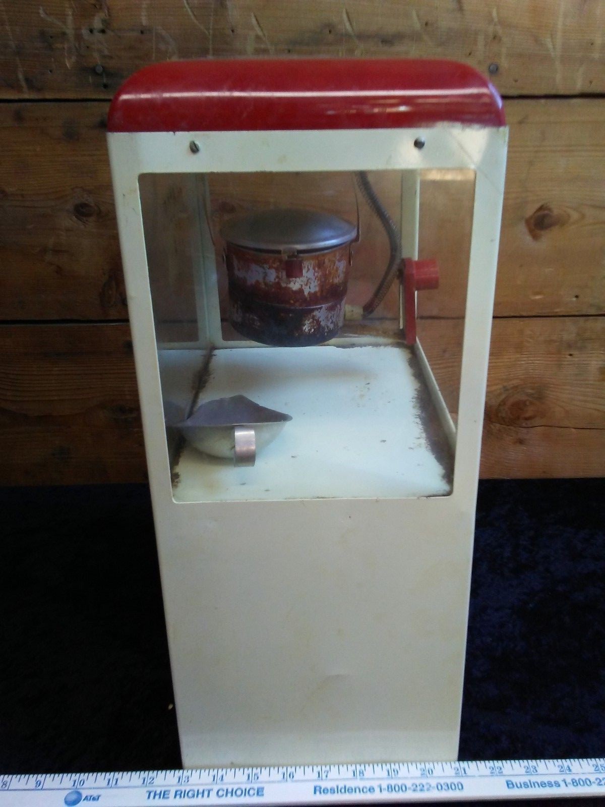VINTAGE WILSON BROS POPCORN JUNIOR MAKER POPPER MACHINE IN ORIGINAL BOX *RARE*