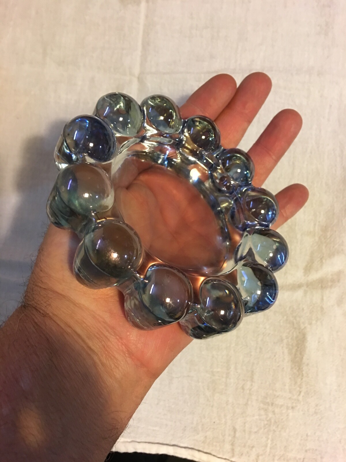 Vintage Boobie Glass Mid Century 12 Ball Bubbles 5