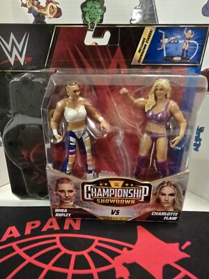 WWE Championship Showdown Series 7 Charlotte Flair vs. Rhea Ripley Action Figure