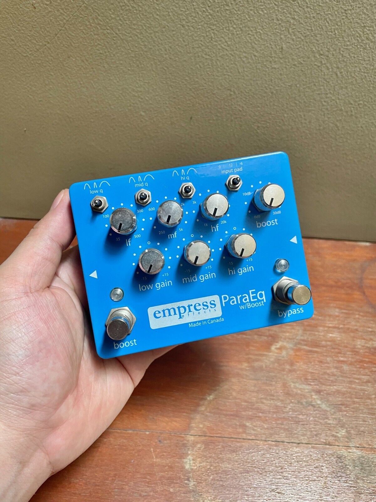 Empress ParaEQ with Boost V7! Latest Version! NOS! New Old Empress ParaEQ with Boost V7! Latest Version! NOS! New Old