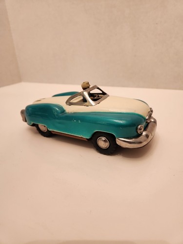 Vintage tin friction toy car by Alps, Japan
