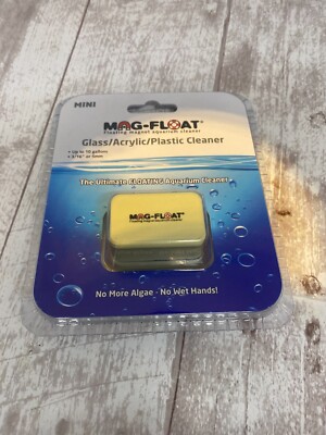 Mag-Float Ultimate Floating Magnet Aquarium Glass Cleaner Mini Up To 10 Gallons