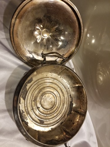 Quadruple plate adelphi Silver Serving Dish With Lid