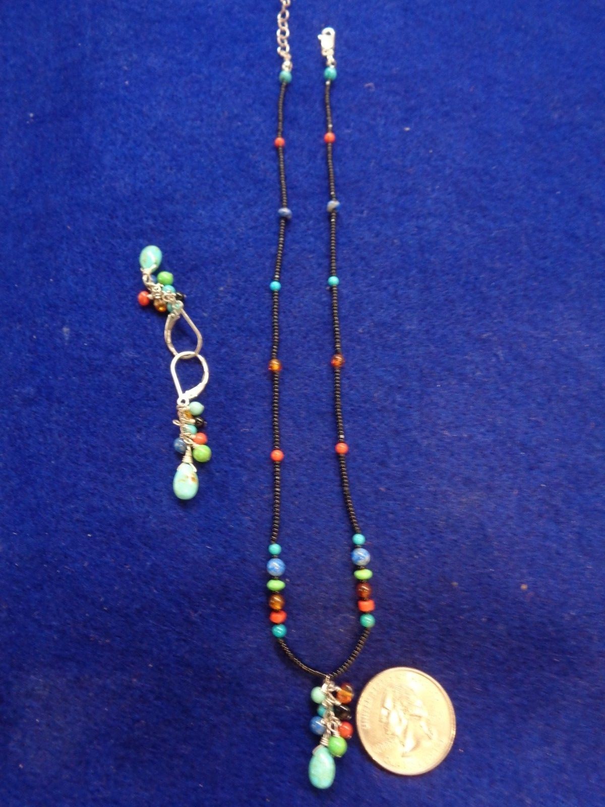 Necklace & Earrings by Mary Salazar