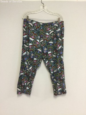 No Boundaries High Rise Sugar Skull Sueded Capri Leggings Women s