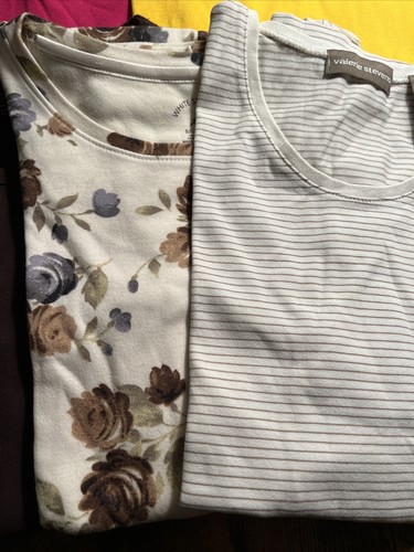 Women’s Lot Of 5 T Shirts Tops Mixed Brands & Colors Size S