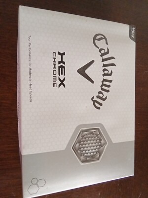 Callaway Hex Chrome Golf Balls 3 packs of 3 NEW!!!!