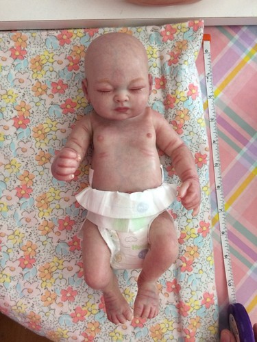 10 Inch Reborn Baby Doll Vinyl Anatomically Correct Girl