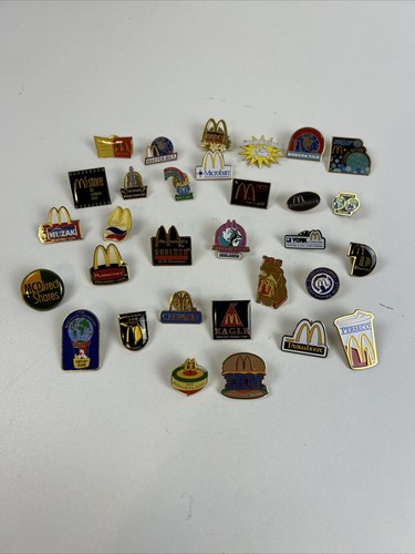 Pins McDonalds Employee Crew Lot of 31 Collectibles | eBay
