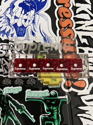 Купить rare ds supreme x vans sk8 hi supreme blue checker logo