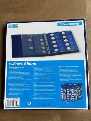 Leuchtturm Numis 2-Euro-Album Band 2 , inkl. Hüllen und Blätter No.344964