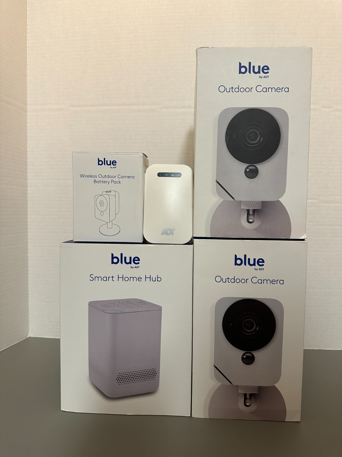 Blue By ADT Smart Home Full Security System-Hub, Wireless Outdoor Cameras, etc.