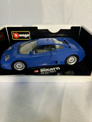 Burago Bugatti EB110 1991 1/18 Diecast Code 3035 Boxed
