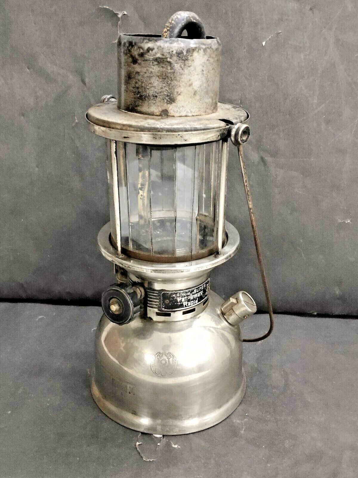 OLD VINTAGE RARE ORIGINAL PETROMAX RAPID LANTERN LAMP OLD VINTAGE RARE ORIGINAL PETROMAX RAPID LANTERN LAMP