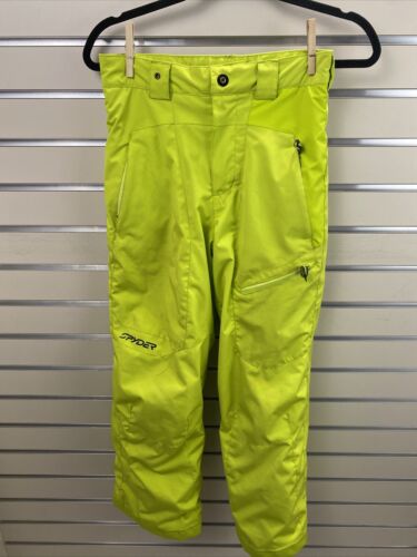 youth size 14 lime green snow pants