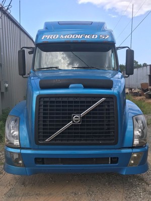Volvo haul Truck and 42 ft race trailer