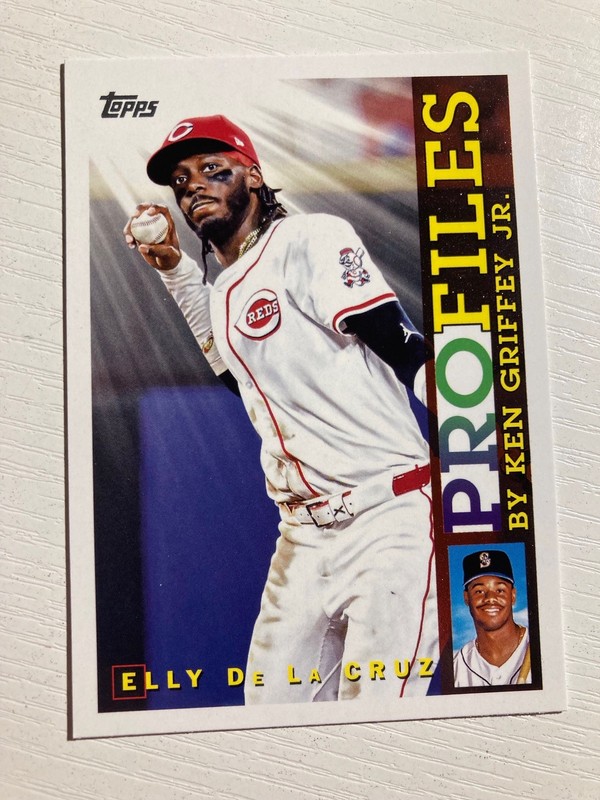 2026 Topps Ken Griffey Jr. Profiles Elly De La Cruz Cincinnati