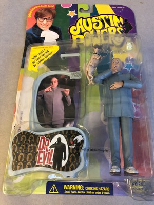 Austin Powers Dr. Evil Mr Bigglesworth McFarlane Toys Action Figure 1999 Vintage