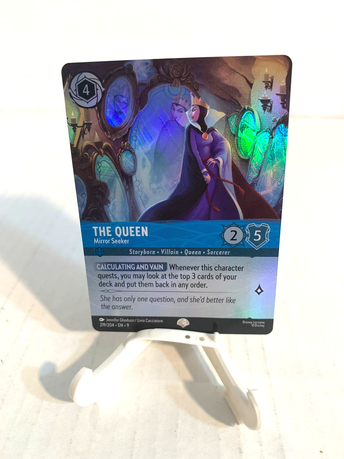 PSA10 DISNEY LORCANAモーフ エンチャンテッド 773 PSA10 Elsa FOIL enchanted Disney LORCANA TCG The first