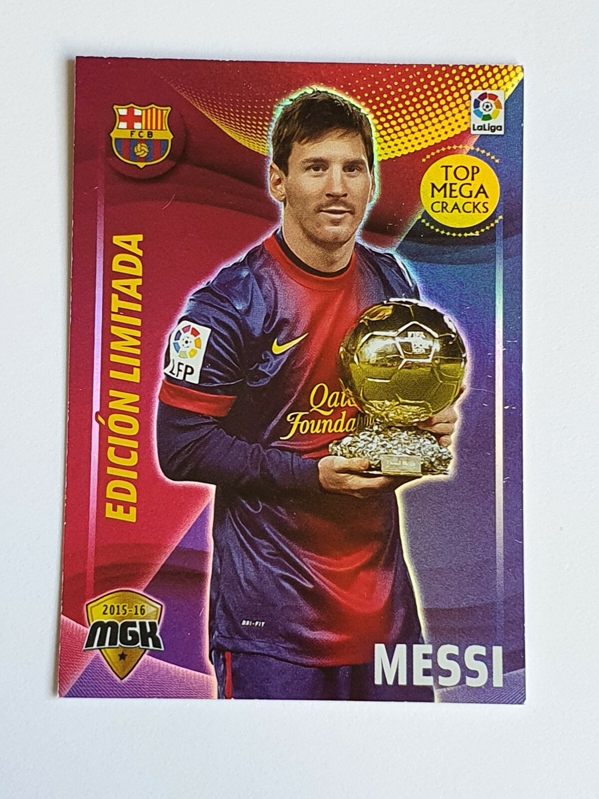 2015 PANINI LIONEL MESSI メッシ 世界99枚限定 Lionel Messi Panini FIFA 365 2015/2016 Limited Edition XXL
