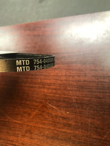 Oem Snow Thrower Auger Belt Replaces Oem-754-04050