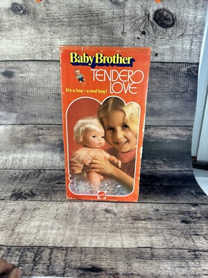 Vintage Doll Vintage Toy Tender Love Baby Brother Doll  1975 Mattel, New In Box