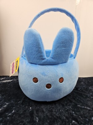 Peeps Blue Bunny Furry Plush Rabbit Large 17  Stuffed Easter/Gift Basket 2023