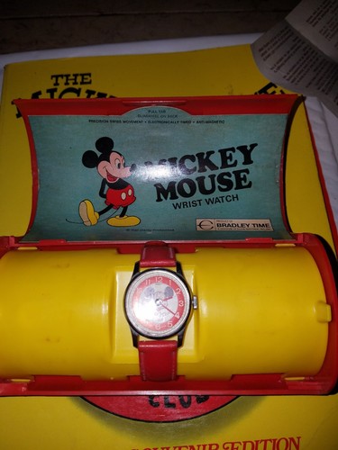 Vintage Bradley Mickey Mouseketeers Watch & Limited Edition Club Scrapbook