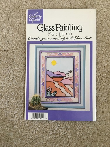 Vintage Gallery Glass Painting Pattern CANYON WINDOW 15220 16” X 20”