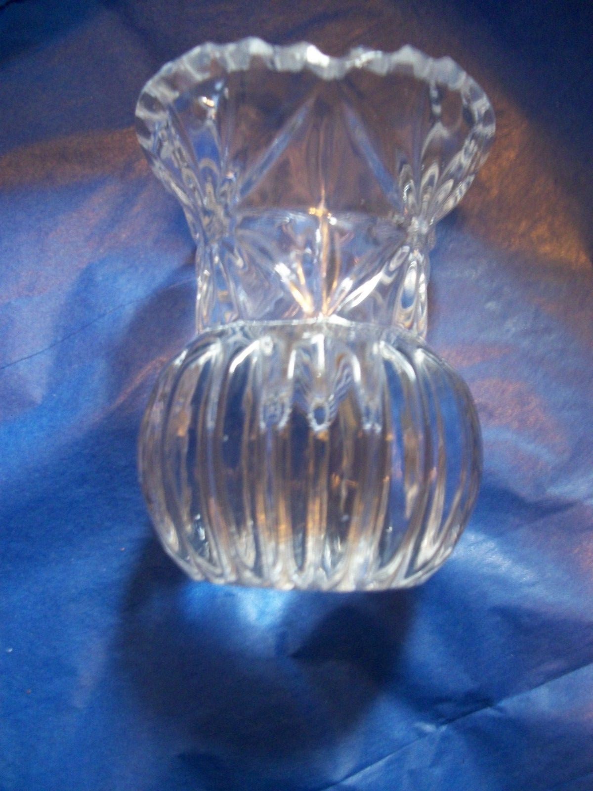 vintage Crystal Toothpick Holder