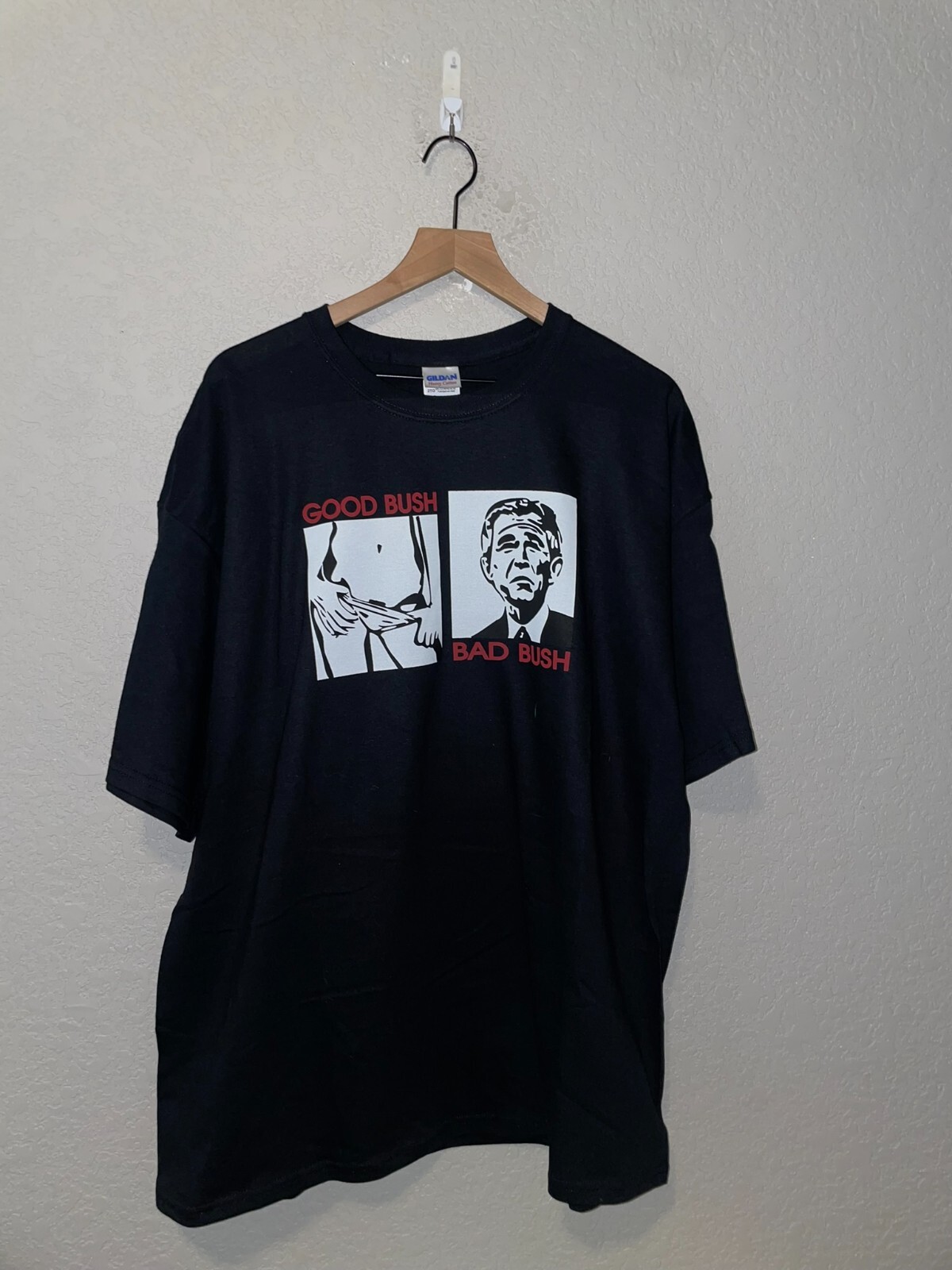good bush bad bush don't panic tシャツ 00s Good Bush Bad Bush Shirt - Etsy
